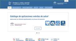 Desktop Screenshot of calidadappsalud.com