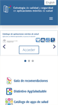 Mobile Screenshot of calidadappsalud.com