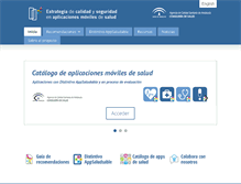 Tablet Screenshot of calidadappsalud.com